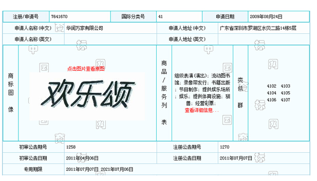 熱播劇《歡樂(lè)頌》，商標(biāo)早已被華潤(rùn)注冊(cè)！